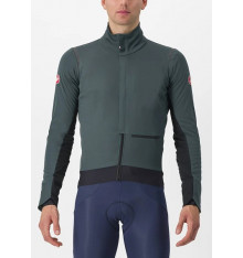 CASTELLI veste vélo hiver Alpha Doppio ROS vert noir