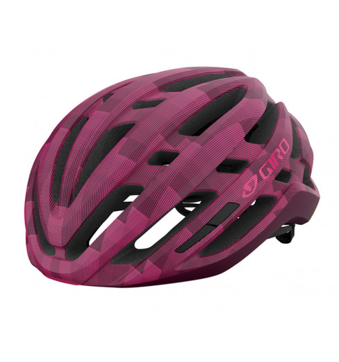 GIRO Agilis road bike helmet - Dark cherry towers