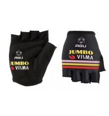 TEAM JUMBO VISMA Triple Victory summer cycling gloves 2024