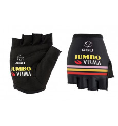 TEAM JUMBO VISMA Triple Victory summer cycling gloves 2024