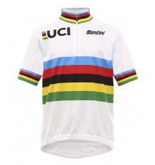 SANTINI maillot vélo enfant UCI Champion du monde 