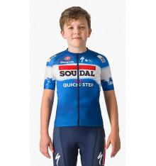 SOUDAL QUICK-STEP Aero junior short-sleeved cycling jersey - 2024