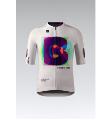 Maillot Vélo Femme Pactimo Blanc Manches Courtes Zippé Taille L Neuf étiquettes