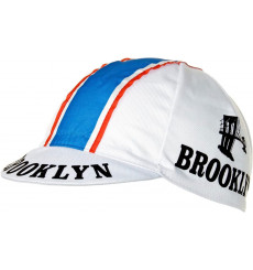 APIS casquette de cyclisme vintage Brooklyn Blanc Classic