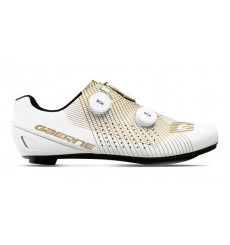 GAERNE chaussures velo route Fuga carbone blanc or 