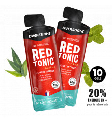 Overstims Liquid RED TONIC 10 gels 35 g box