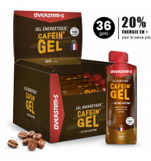 OVERSTIMS GEL CAFEIN boite de 36 tubes de 35 g