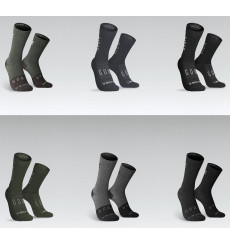 GOBIK 2024 Winter Merino unisex black cycling socks