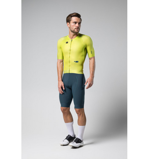 Maillot De Cyclisme Gobik CX Pro Taille M - Unisexe, Manches Courtes, Couleur Avocat, Fermeture éclair Complète, Occasion