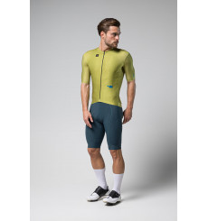 GOBIK 2024 MAGNITUDE SPLIT GREEN men's short sleeve cycling jersey