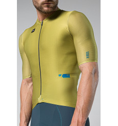 GOBIK 2024 Attitude 2.0 SPLIT GREEN men's short sleeve cycling jersey