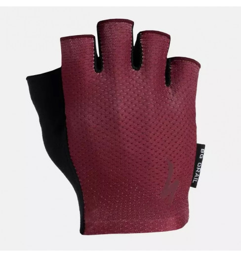 SPECIALIZED BG Grail Short Finger road gloves - Garnet Red