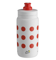 ELITE FLY Teams Tour de France polka dot water bottle - 550ml