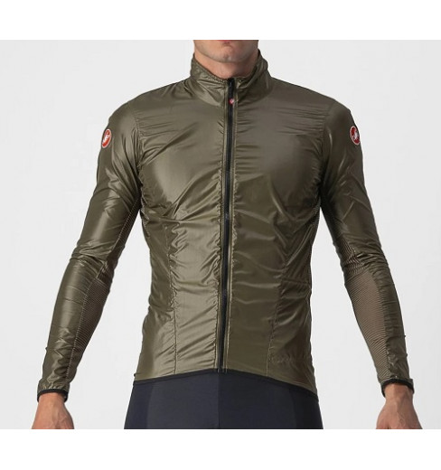 CASTELLI Aria Moss Brown cycling windproof jacket 2024