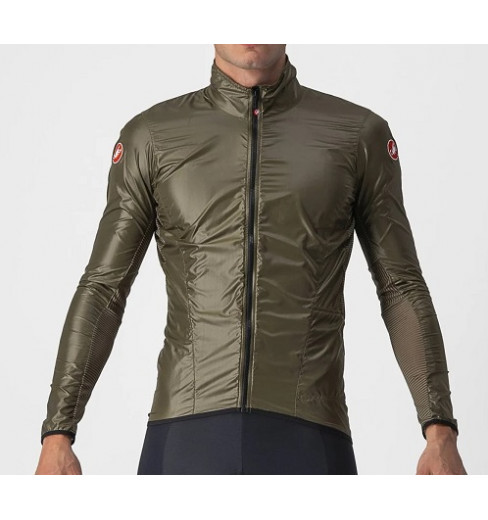 CASTELLI veste vélo coupe vent Aria Shell Moss Brown 2024