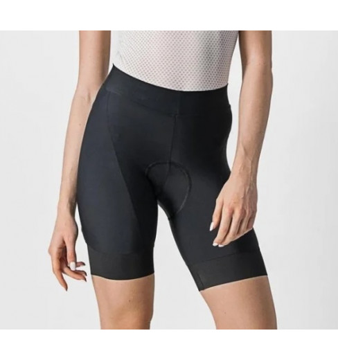 CASTELLI Prima Black / Hibiscus women's cycling shorts 2024