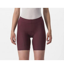 CASTELLI Prima Deep bordeau / Persian red women's cycling shorts 2024