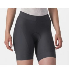 CASTELLI Prima Dark gray / Soft orange women's cycling shorts 2024