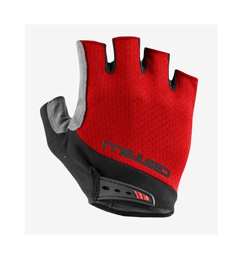 CASTELLI Entrata V red men's summer cycling gloves 2024