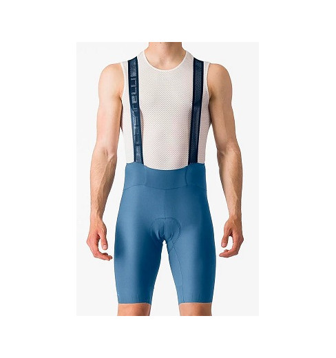 Castelli Espresso bib shorts - Steel blue