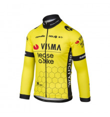 TEAM JUMBO VISMA maillot velo manches longues Replica Lease a Bike 2024