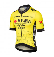TEAM JUMBO VISMA maillot vélo manches courtes Premium Lease a Bike 2024