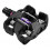 TIME MX 6 Black / Purple MTB bike pedals with ATAC 13°/17° B1 cleats