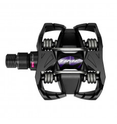 TIME MX 6 Black / Purple MTB bike pedals with ATAC 13°/17° B1 cleats