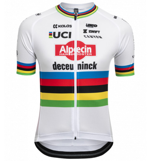 ALPECIN DECEUNINCK maillot manches courtes enfant Champion du Monde WCH 2024 CYCLES ET SPORTS