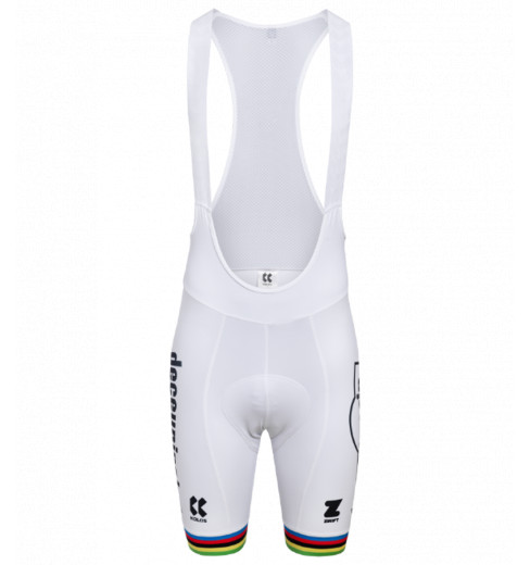 ALPECIN-DECEUNINCK 2024 WCH World Champion white bib shorts