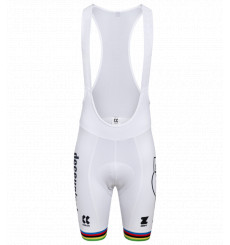 ALPECIN-DECEUNINCK 2024 WCH World Champion white bib shorts