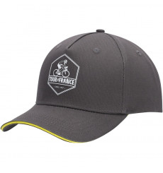 Tour de France 2024 Official Grey Graphic cycling cap