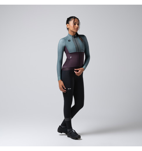 Maillot velo manche longue femme new arrivals