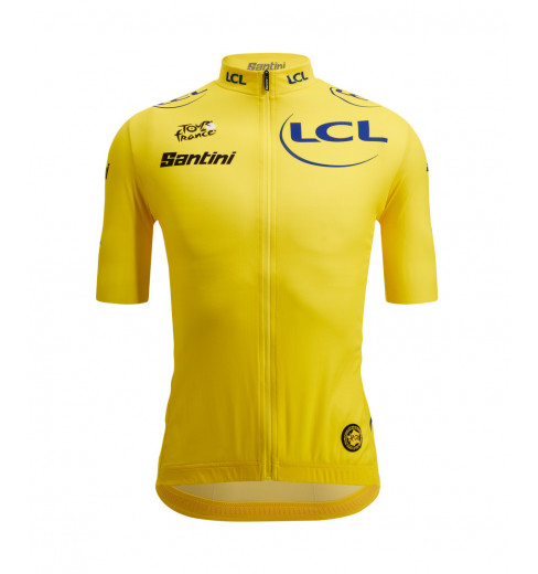 Santini Tour de France Replica Leader Yellow cycling jersey 2024