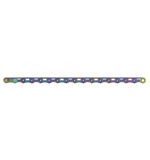 SRAM chaine 12V RED AXS E1 FLATTOP Rainbow 126 Maillons