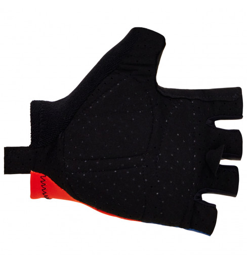 Crazy Safety Gants Vélo Enfant Rouges - Yeux Réfléchissants, Paumes Rembourrées, Taille S - Sécurité Et Fun à Vélo/Trottinette