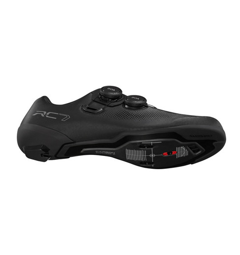 Chaussures Vélo Route Shimano SH-RC703 Homme - Large - Carbone SPD-SL Neuves