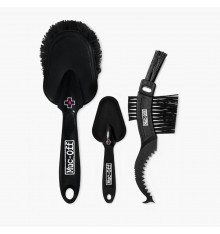 MUC-OFF Kit de 3 brosses prenium de nettoyage vélo