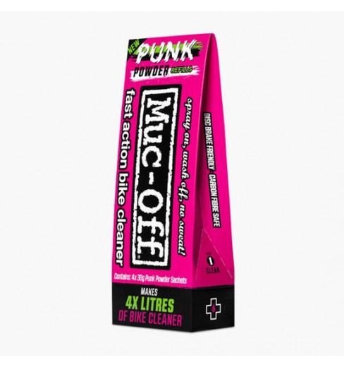 MUC-OFF Nettoyant V&eacute;lo Punk Powder 4 sachets